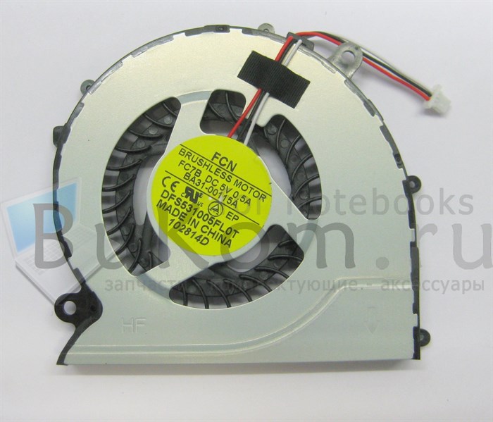Вентилятор для Samsung NP-370 / NP370 / NP-450 / NP450 /  NP-470 / NP470 / NP-510 / NP510 / NP-700 / NP700 серии (Delta KSB0705HA -BE18 / DFS531005FL0T FC7B) 3pin BA31-00115A