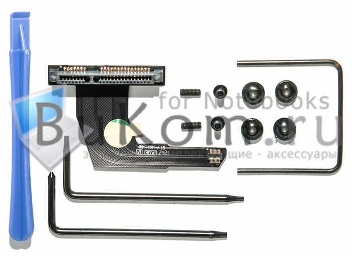 Переходник (кабель) первого жесткого диска (Original SATA HDD SSD Connector Cable) Apple Mac Mini A1347 комплект серии p/n: 821-1501-A 821-1347-A