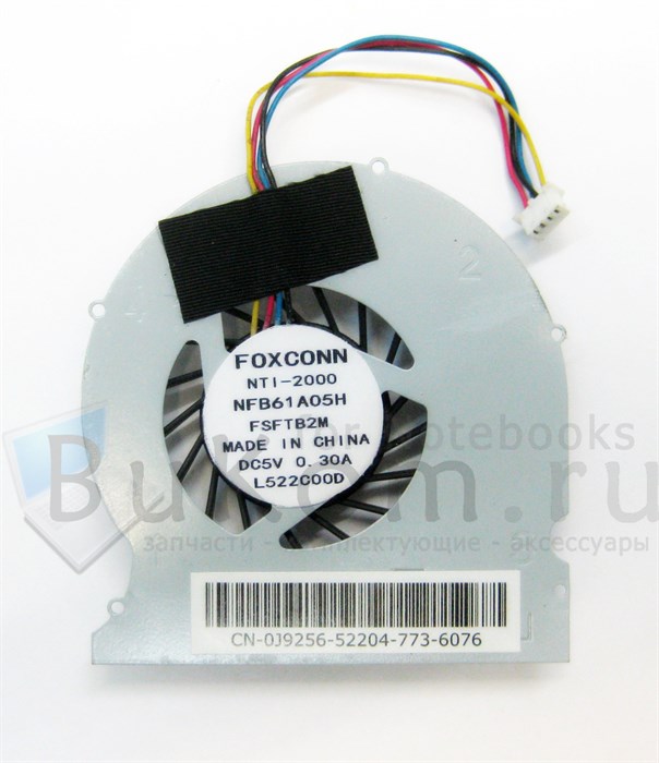 Вентилятор для неттопа NetBox Foxconn NTi-2000 NFB61A05H FSFTB2M DC5V 0.30A (4pin) NBT-PCNTI2000-1 L522C00D