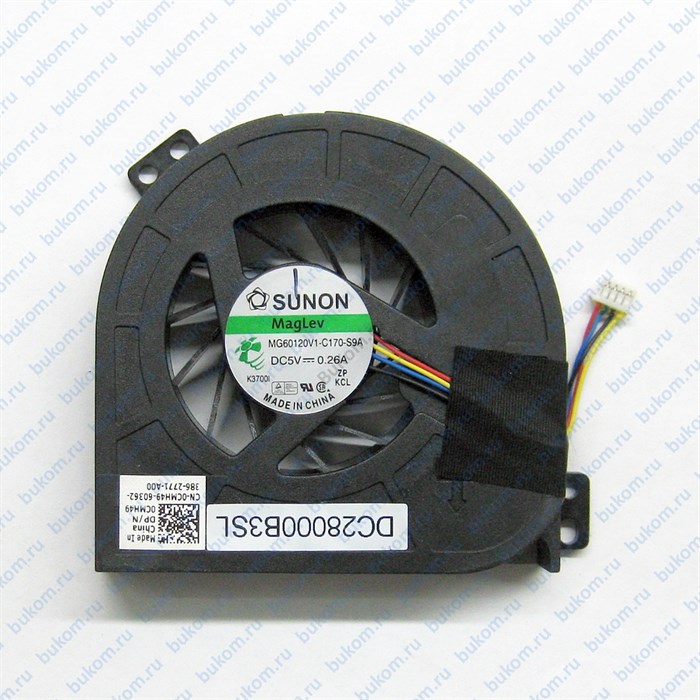 Вентилятор для Dell Precision M4700 M4800 серии Sunon MG60120V1-C170-S9A 0.26A 4wire 4pin DC5V DC2800B3SL 0CMH49 CMH49