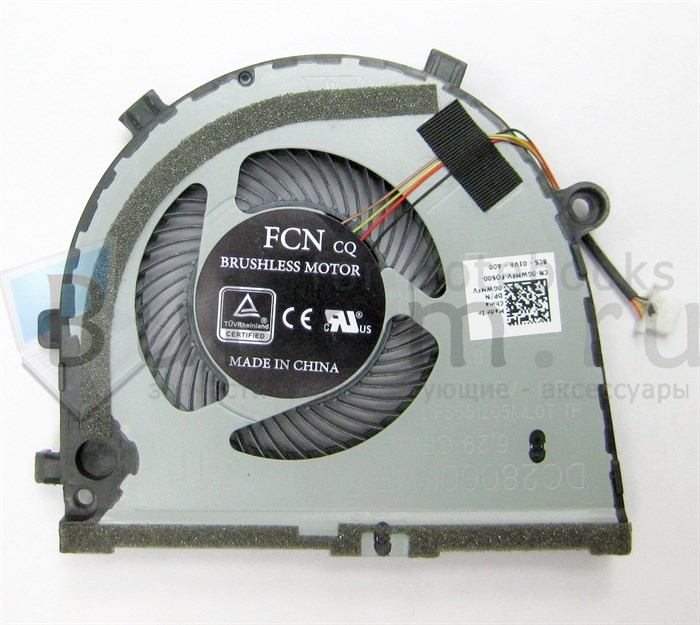 Вентилятор Версия 2 для Dell G3 15 3579 G5 15 5587 серии Forcecon DFS551205ML0T FKB7 0.5A 4wire 4pin DC5V DC28000KVF0 0GWMFV GWMFV