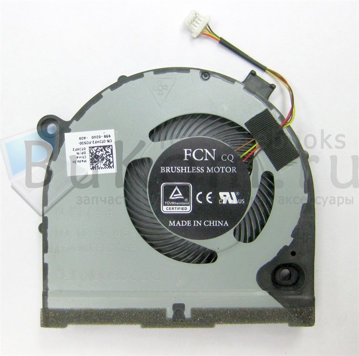 Вентилятор Версия 1 для Dell G3 15 3579 G5 15 5587 серии Forcecon DFS481105F20T FKB6 0.5A 4wire 4pin DC5V DC28000KUF0 0TJHF2 TJHF2 