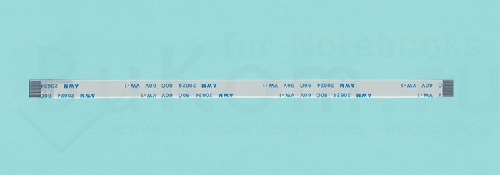 Межплатный шлейф (кабель) односторонний (прямой) 15см 12pin шаг 0,5мм FPC / FFC AWM 20624 80C 60V VW-1