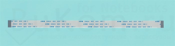 Межплатный шлейф (кабель) односторонний (прямой) 20см 18pin шаг 0,5мм FPC / FFC AWM 20624 80C 60V VW-1