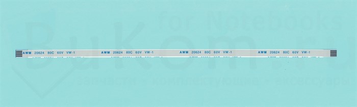 Межплатный шлейф (кабель) односторонний (прямой) 20см 4pin шаг 1мм FPC / FFC AWM 20624 80C 60V VW-1