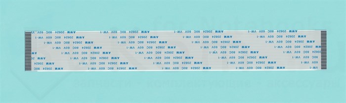 Межплатный шлейф (кабель) односторонний (прямой) 20см 26pin шаг 1мм FPC / FFC AWM 20624 80C 60V VW-1