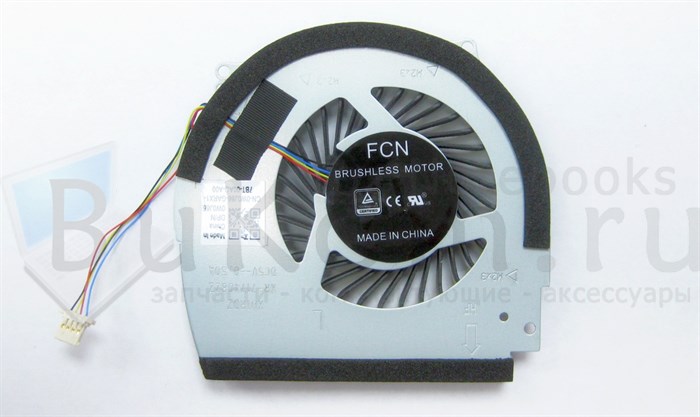 Вентилятор Версия 2 (CPU) для Dell Inspiron 15 7566 7567 серии P65F Forcecon DFS2000054H0T FJ2N XR-717408ZZ DC5V 0.5A (4wire 4pin) DC28000MFC 0M147DX M147DX