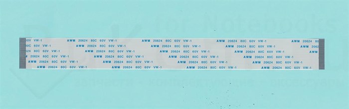 Межплатный шлейф (кабель) односторонний (прямой) 20см 40pin шаг 0,5мм FPC / FFC AWM 20624 80C 60V VW-1