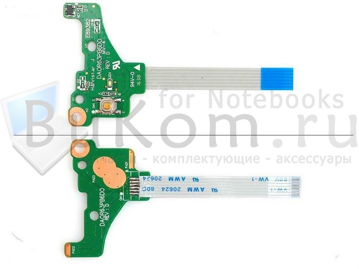 Плата, кнопка питания для HP Pavilion 15-E 14-E TPN-Q118 TPN-Q117 серии 720673-001 DA0R63PB6D0