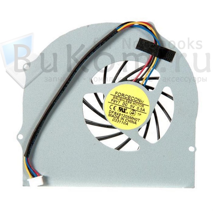 Вентилятор ОРИГИНАЛ для Asus G60 G60J  G60JX  G51 G51J  G51JX серии  FORCECON DFS491205MH0T F9Y7) (4pin) 13GNYL1AM020, 13N0-GZA0501 - фото 24966
