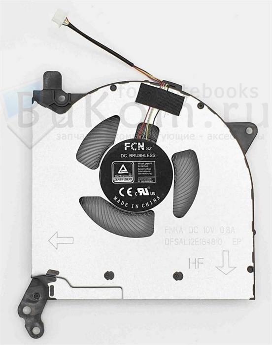 Вентилятор Версия 5 (GPU) Lenovo Legion Y7000 Y7000P R7000 R7000P 2021 серии DFSAL12E164810 FNKA DC10V 0.8A (4pin) - фото 25099