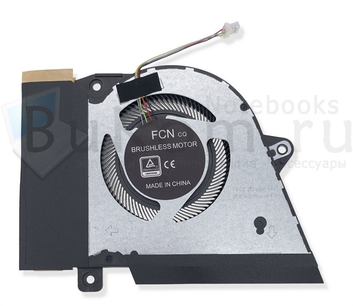 Вентилятор ОРИГИНАЛ для (GPU) Asus ROG Zephyrus G14 GA401 GA401I GA401IV GA401IU GA401IH  серии FCN DFSCK22115181H FMBC DC12V 1A (4pin) 13NR03F0AP0301 - фото 25150
