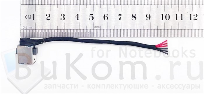 Разъем питания Версии 1 (6pin) на кабеле 10см 6.0x3.7мм Asus ROG FX705 FX705D FX705DT FX86F FX86S FX505 FX505G FX505GE FX95D FX95DG FX705DD FX705D серии  DC JACK CABLE 14026-00160000 1417-00l40a2 - фото 25300