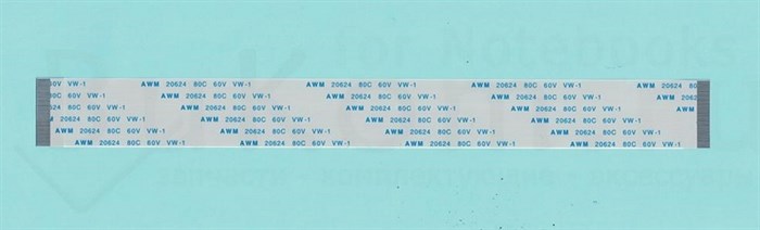 Межплатный шлейф (кабель) односторонний (прямой) 10см 40pin шаг 0,5мм FPC / FFC AWM 20624 80C 60V VW-1 - фото 25326