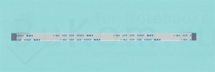 Межплатный шлейф (кабель) односторонний (прямой) 10см 12pin шаг 0,5мм FPC / FFC AWM 20624 80C 60V VW-1 - фото 25327