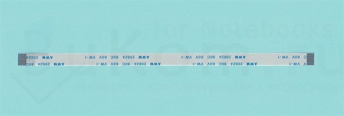 Межплатный шлейф (кабель) односторонний (прямой) 10см 12pin шаг 0,5мм FPC / FFC AWM 20624 80C 60V VW-1 - фото 25327