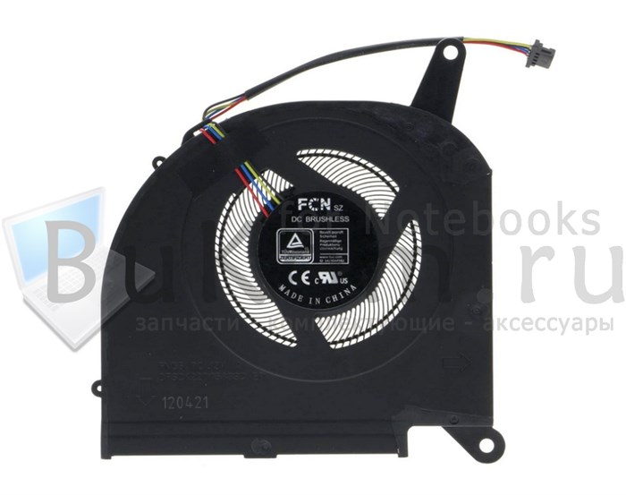 Вентилятор (CPU) 7mm Gigabyte Aorus 15G 15P 17P 17G KB Rx7g Rx5g Rp77 XB серии DC12V 0.5A (4pin) PLB07010S12HH толщиной 7 мм - фото 25451