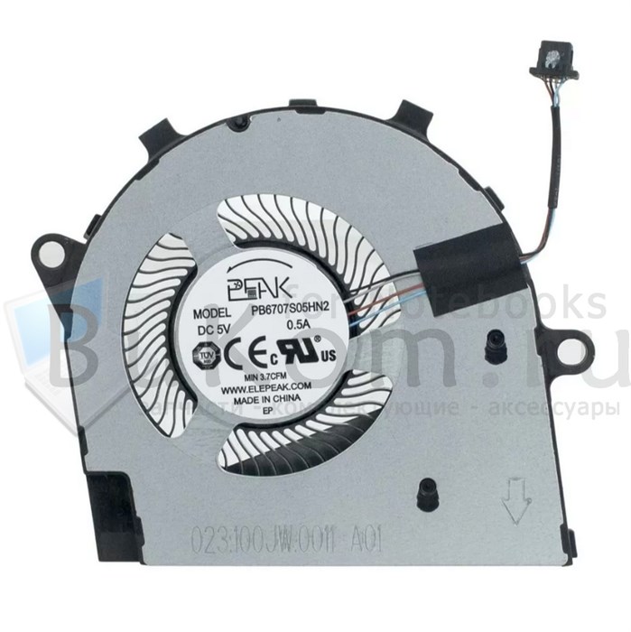 Вентилятор для Dell Vostro 5402 , Inspiron 5406 5402 5401 5405 5409 5408 серии FCN DFS150705A90T FMBT DC5V 0.5A (4pin) 0R6YTH , PB6707S05HN2 . 023.100JW.001 - фото 25538