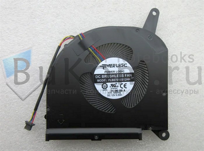 Вентилятор (CPU) 7mm Gigabyte Aorus 15G 15P 17P 17G KB Rx7g Rx5g Rp77 XB серии DC12V 0.5A (4pin) PLB07010S12HH - фото 25652