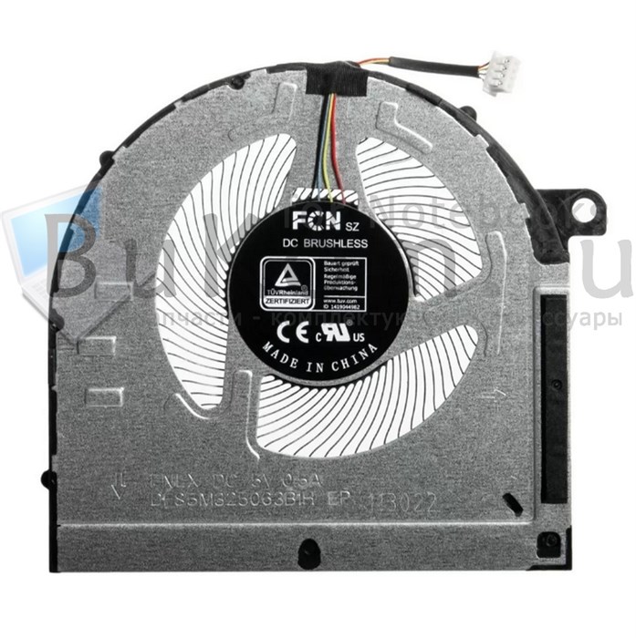 Вентилятор Версия 1 (CPU) для Lenovo IdeaPad Gaming 3 15ACH6 / 15IHU6 серии DFS5M325063B1H FNLX  DC5V 0.5A (4pin) - фото 25668