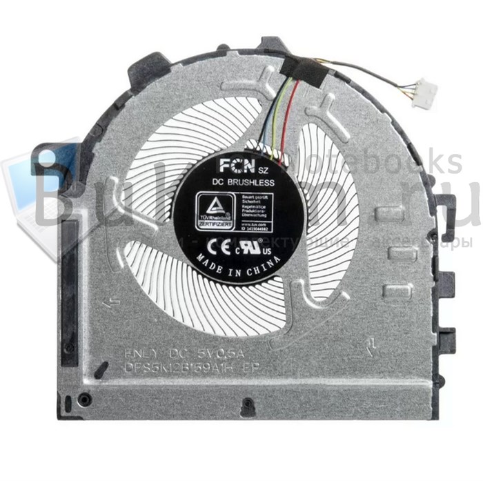 Вентилятор Версия 2 (GPU) для Lenovo IdeaPad Gaming 3 15ACH6 / 15IHU6 серии FCN DFS5K12B159A1H FNLY DC5V 0.5A (4pin) - фото 25670