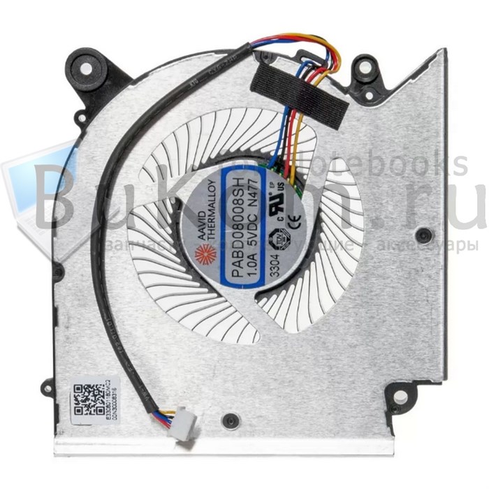 Вентилятор ОРИГИНАЛ (CPU) MSI GF76 GL76 GF66 GL66 MS-1581 MS-1583 серии AAVID PAAD06015SL N459 N477  DC5V 1A (4pin) - фото 25683