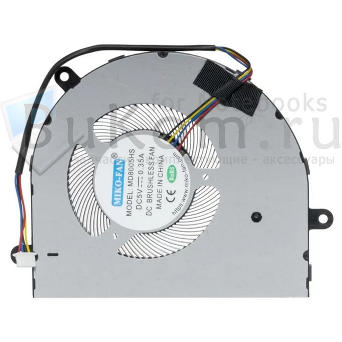 Вентилятор Версия 1 (разъём 1.25 Interfaces) MIKO-FAN MD8005HS BF08005H05FP DC5V 0.35A (4pin) - фото 25906