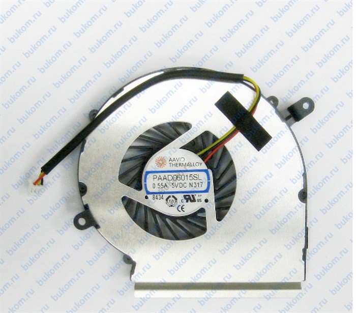 Вентилятор АНАЛОГ Версия 2 GPU для MSI GE62 GE63 GE72 GF72 GL62 GL62M GL72 GL72M GP62 GP62M GP72 GV62 GV72 PE60 PE62 PE70 PE72 серии Aavid Thermalloy PAAD06015SL N302 N317 Forcecon DFS470805CL0T FH19 0.4A (3pin) DC5V - фото 25928