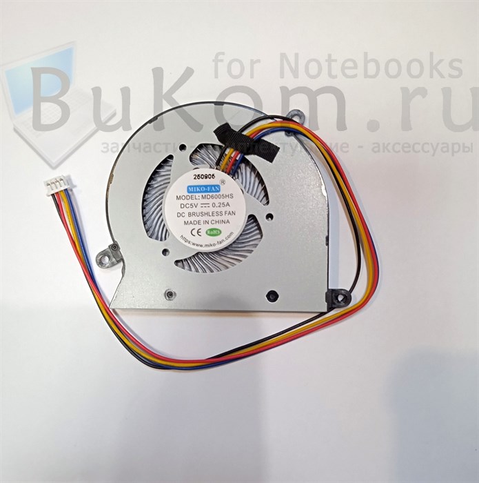 Вентилятор (разъём 1.25 Interfaces) MIKO FAN MD6005HS DC5V 0.25A (4pin) - фото 25947