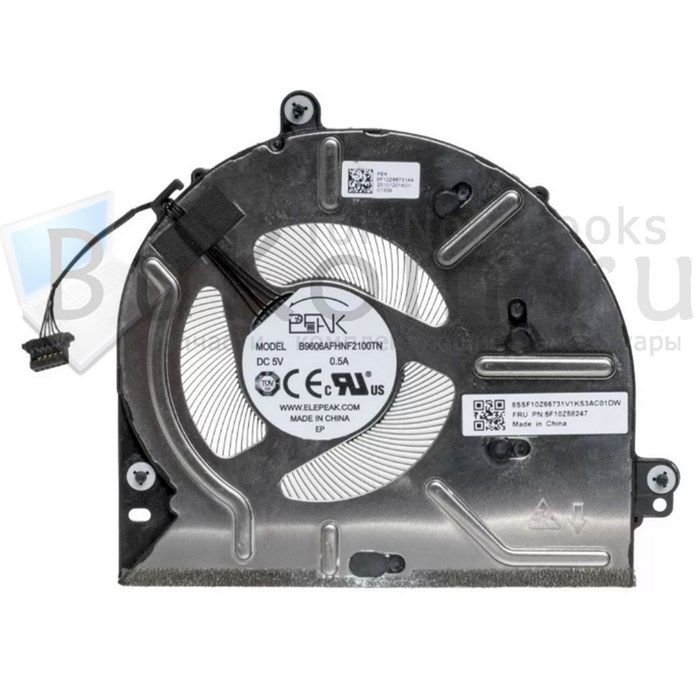 Вентилятор для Lenovo L14 Gen 4, L14 Gen 3 серии ND75C94 21G08 B9606AFHNF2100TN DC5V 0.5A (4pin) 5F10Z58246 5F10Z58247 5F10Z58248 - фото 26061