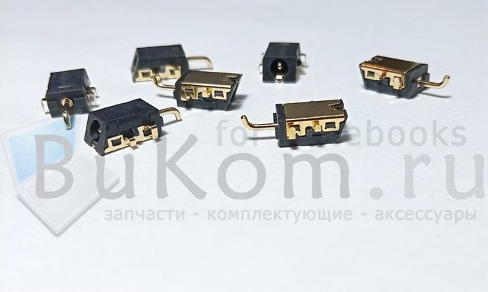 Разъем питания 3.5x1.3 (Версия 2 - удлиненный центральный контакт)  для планшетов, ноутбуков, смартфонов, бытовой электроники, порта зарядки - фото 26107