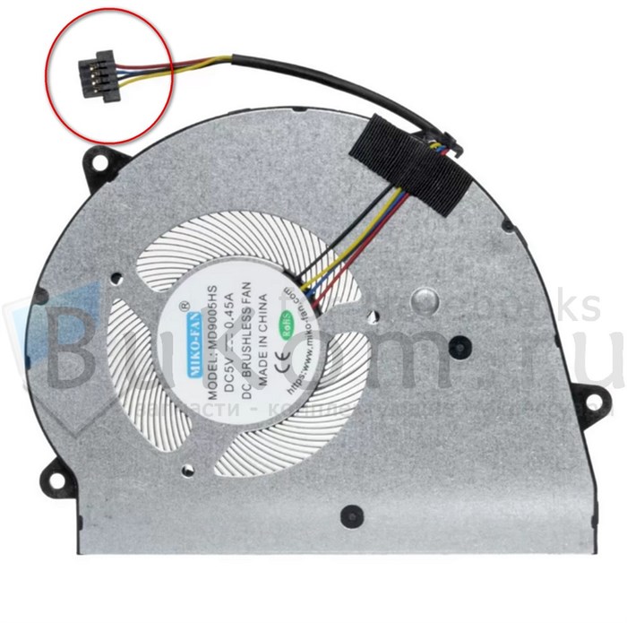 Вентилятор BF09005H05FP MD9005HS BF095A05P DC5V 0.45A (4pin) - фото 26151