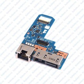 {{photo.Alt || photo.Description || 'Плата с разъемом питания и Ethernet RJ45 для Lenovo Edge E440 серии AILE1 NS-A151 NS-A151P'}}