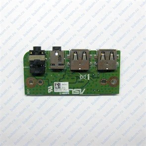 {{photo.Alt || photo.Description || 'Плата с AUDIO и USB разъемами для Asus N53 N53S N53SV N53SN N53SM N53J N53JQ N53JN N53JF серии 69N01MB10C04-01'}}