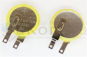 Батарейка CMOS CR2032 210mAh 3V с выводами под пайку