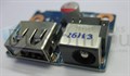 Плата разъема питания (USB) для Lenovo IdeaPad G580 / G480 серии (Dc Power Board Pj622) p/n: 55.4SG03.001G, 55.4XA03.001G, 55.4SH03.001G, LG4858, 48.4SG17.011, 94V-0